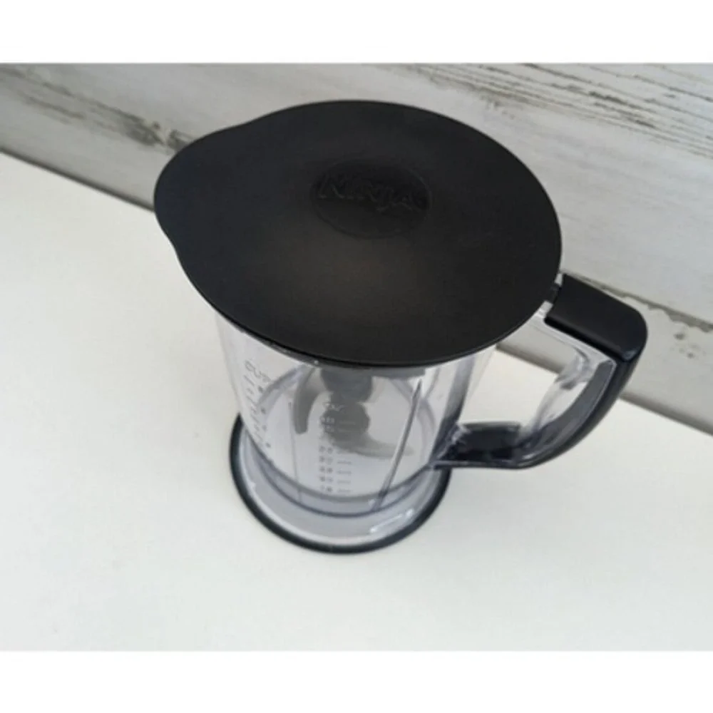 Ninja QB1004 48oz Blender Pitcher Replacement with Lid and Blade Assembly Black
